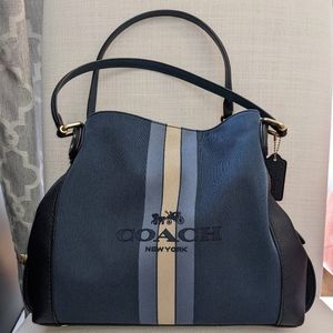 Coach Horse and Carriage Jacquard Edie 31 Shoulder Bag